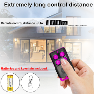 Prezzo di fabbrica di alta qualità 433MHz codice di apprendimento universale Wireless elettrico porta del Garage telecomando - Product Image 4