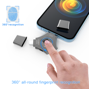 Muestra gratis NEEXXT NK830PRO 3 en 1 Seguridad Cifrado Huella digital Multifunción Unidad flash USB de alta velocidad 64GB 128GB 256GB 512GB - Product Image 5