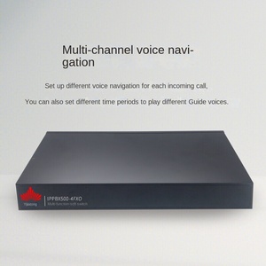 Conmutador de teléfono IP PBX VoIP con 4/8 FXO líneas exteriores 50 extensiones Conectividad Wi-Fi/PoE