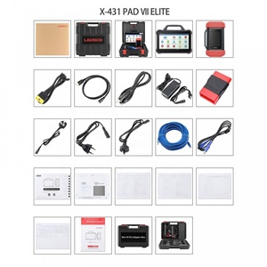 Lanciare X-431 PAD VII PAD 7 Elite strumento diagnostico automobilistico supporto programmazione codifica Online e calibrazione ADAS