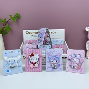 Yubon 12pcs/box Color Kawaii Small Mirror <strong>Cute</strong> and Compact Butterfly Bowknot Makeup Mirror for Girls - Product Image 4