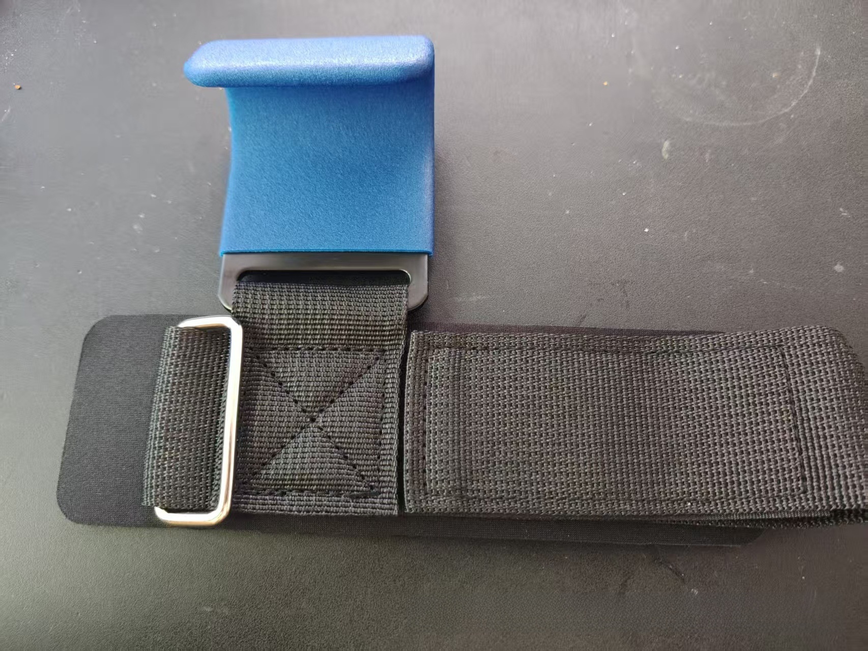 Blue # Thickened Coated Steel Plate Hook [Single P