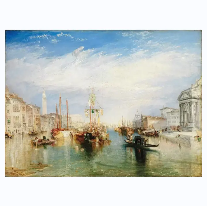 Famosa pintura del Gran Canal de JOSEPH MALLORD WILLIAM TURNER Reproducción de pintura artística