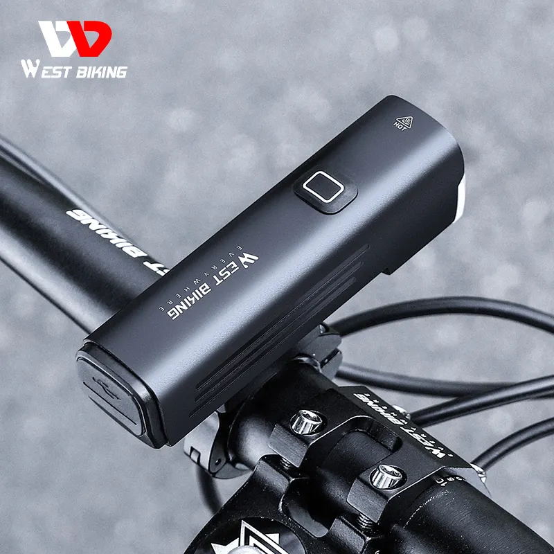 WEST BIKING Atacado 1000 Lumen Tipo-C Mini Farol Bicicleta Noite Equitação Segurança Esporte Led Luz Da Cauda Da Bicicleta