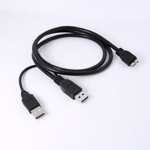 <strong>USB</strong> <strong>3</strong>.0 Dual Power Y Shape <strong>2</strong> X <strong>USB</strong> a to Micro B High <strong>Speed</strong> Upto 5 Gbps Data Transfer Cable for External Hard Drives - Product Image 2