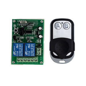 DC 12V 24V RF 433 Drahtloser Sender Empfänger mit Lerncode Metall material