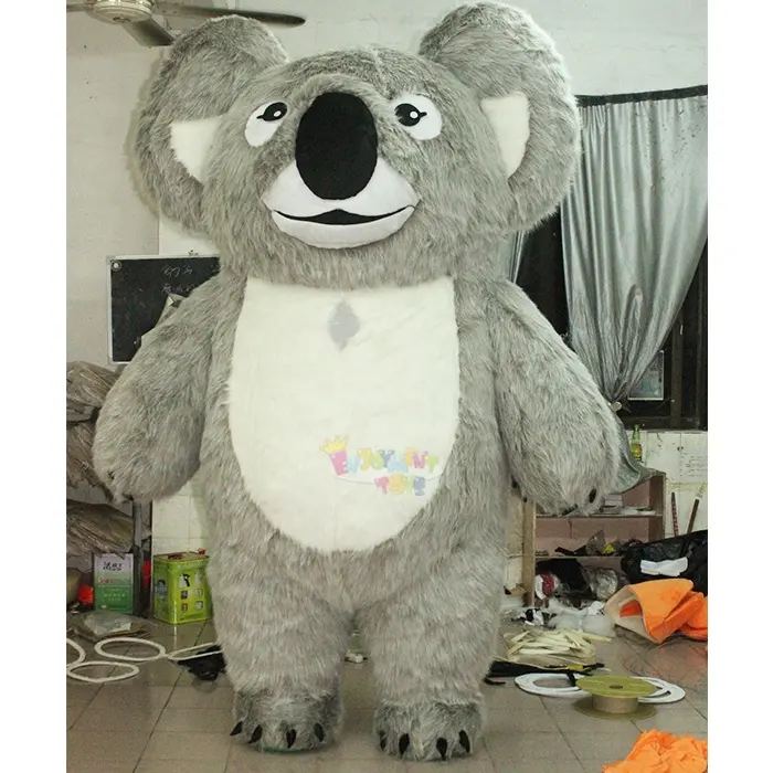 Disfraces de koala de felpa para adultos, alta calidad, CE, 2m/2,6 m/3m