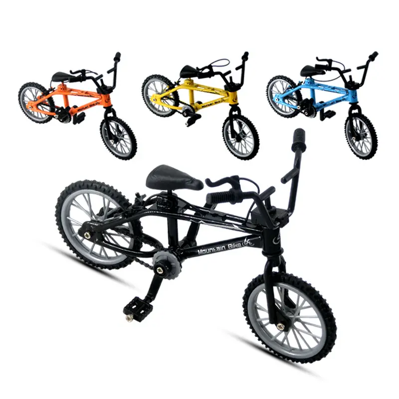 Criativo Retro Duplo Pólo Bmx Dedo Bicicleta Brinquedo Viagem Comemorativa Grupo Presente Bicicleta Modelo