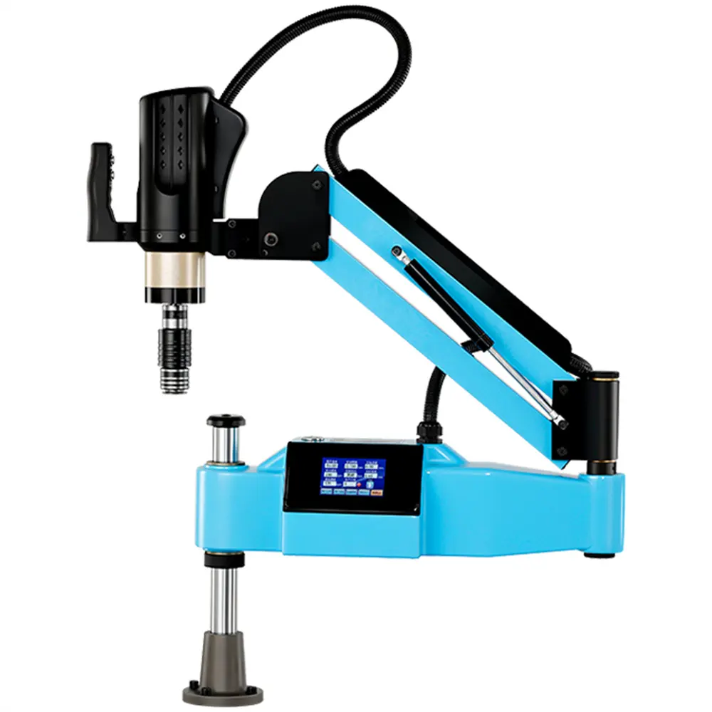 M3-M12/16/20/24/30/36/48 Touch Sreen Tapper Arm Drilling Threading Electric Tapping Machine