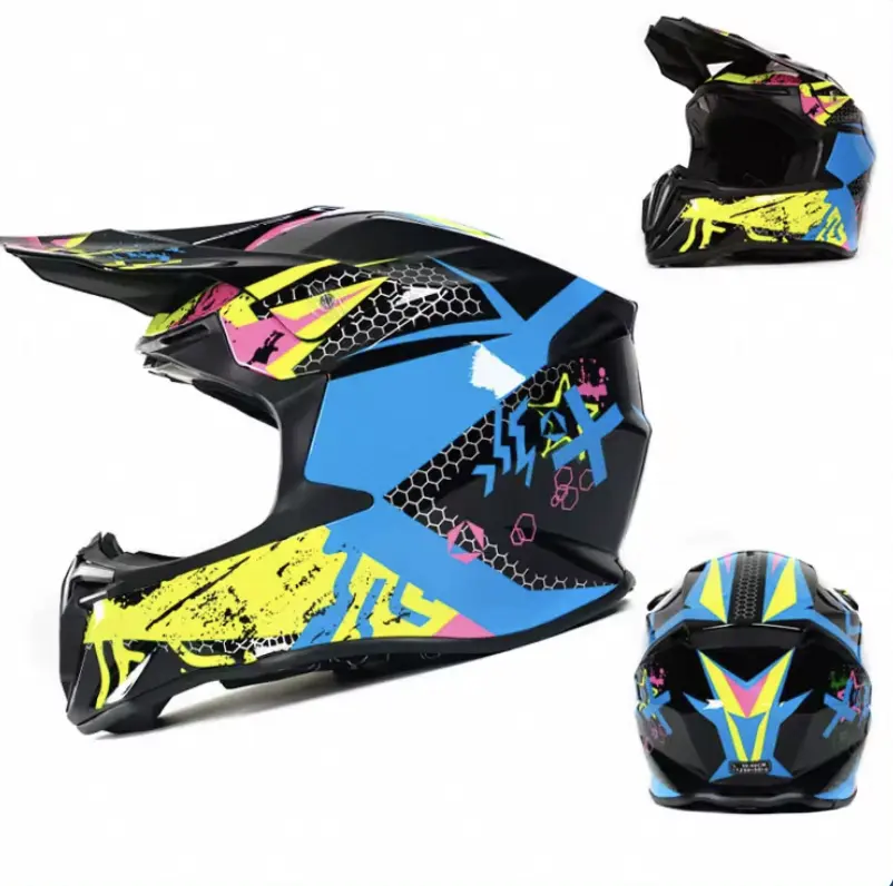 オートバイヘルメットバイクヘルメットモトクロスCiclismo Capaceteパラモトフルフェイス