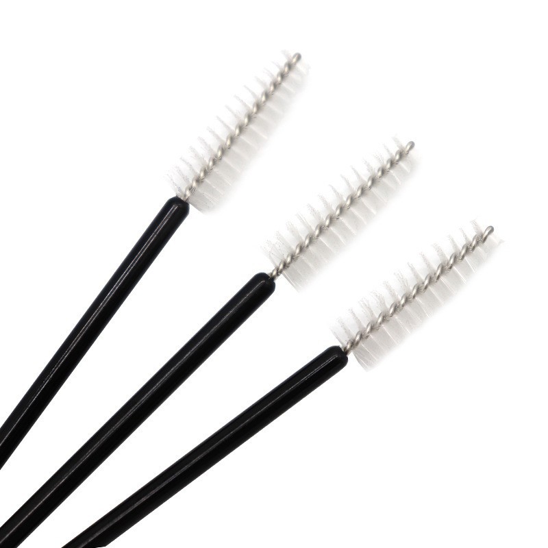 Brosse blanche à manche noir (50 pièces/paquet)