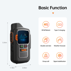 Radio mobile POC 4G portable DK-G12 Woki Toki Longue portée 5000 km Appel Constellation Sim Talkie-walkie mondial avec GPS - Product Image 5