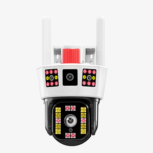 IP66流媒体直播移动控制器3屏WIFI双镜头4MP 4G Camara 360高清1080p PTZ IP摄像机V380专业版 - Product Image 6