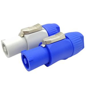 3 Pins Xlr Power <strong>Connector</strong> for Led Display Blue Color for <strong>Input</strong> While White Color for <strong>Output</strong> - Product Image 4