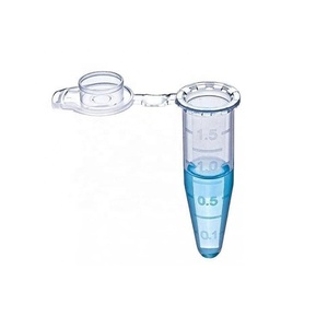 Micro-<span class=keywords><strong>tube</strong></span> centrifuge miniature conique en plastique PP transparent de laboratoire 0.2ml 0.5ml 1.5ml 2ml 4ml 15ml avec presse-étoupe 1.5ml - Product Image 2