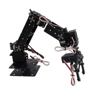 6 DOF <span class=keywords><strong>Arm</strong></span> Mechanischer Roboterarm klemme Klauen montage Kit Aluminium roboter für <span class=keywords><strong>Arduino</strong></span> Robotics Kits