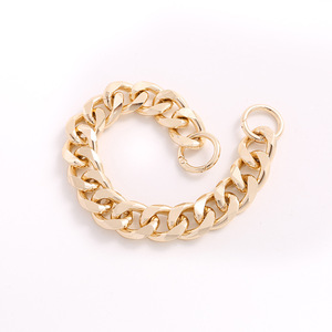 Newest Rainbow Color Acrylic Clasp Phone <strong>Chain</strong> Colorful Cuban Link Detachable Handbag <strong>Chain</strong> for Gift - Product Image 2