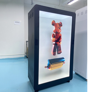 Vitrine interactive transparente 3D de 86 pouces avec écran tactile LCD HD Wifi Projection d'affichage d'hologramme de taille humaine SDK IP65 - Product Image 5
