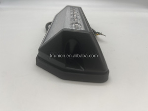ブラックレンズ青色<span class=keywords><strong>LED</strong></span>ストロボライト2-in-1強力な警告灯と広角シーンライト用途向け