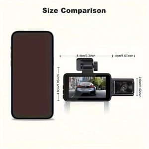 1080P auto DVR WIFI Dash Cam 3 canali videoregistratore telecamera posteriore per la visione notturna del veicolo auto scatola nera - Product Image 2