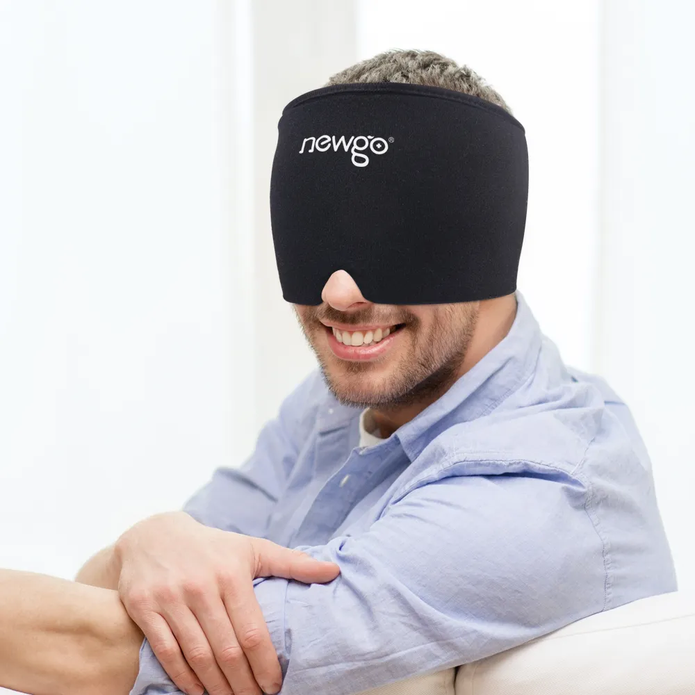 Casquette de soulagement de la Migraine en Gel, chapeau de soulagement des maux de tête, compresse froide pour la Tension et les Sinus