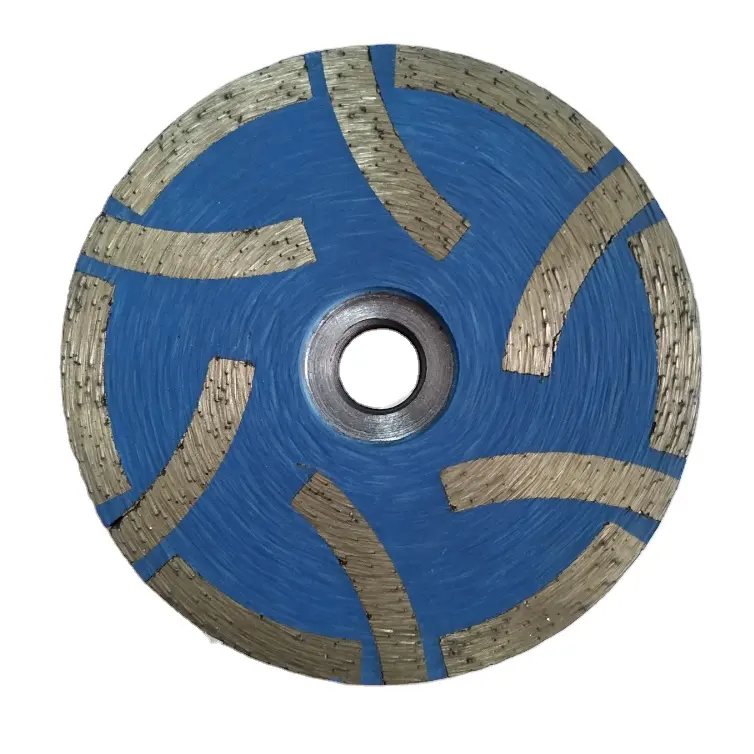 Diamante Grinding Cup Wheel Resina Cheio Turbo Grinding Abrasive Tool Para Granito Mármore Concreto M14 5/8 "-11 Thread