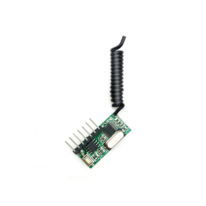 433Mhz 4 canali modulo ricevitore RF alta ricezione sensibilititry anti blocco modulo di decodifica per ev1527 telecomando - Product Image 5