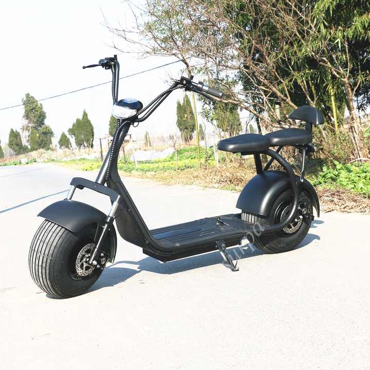 Ban Motor Skuter Listrik, 1500W 2000W 3000W Baterai Dapat Dilepas 60v1 2ah/20Ah Lemak Ban Kota Coco Hub Motor Skuter Listrik/2 Kursi Skuter Listrik