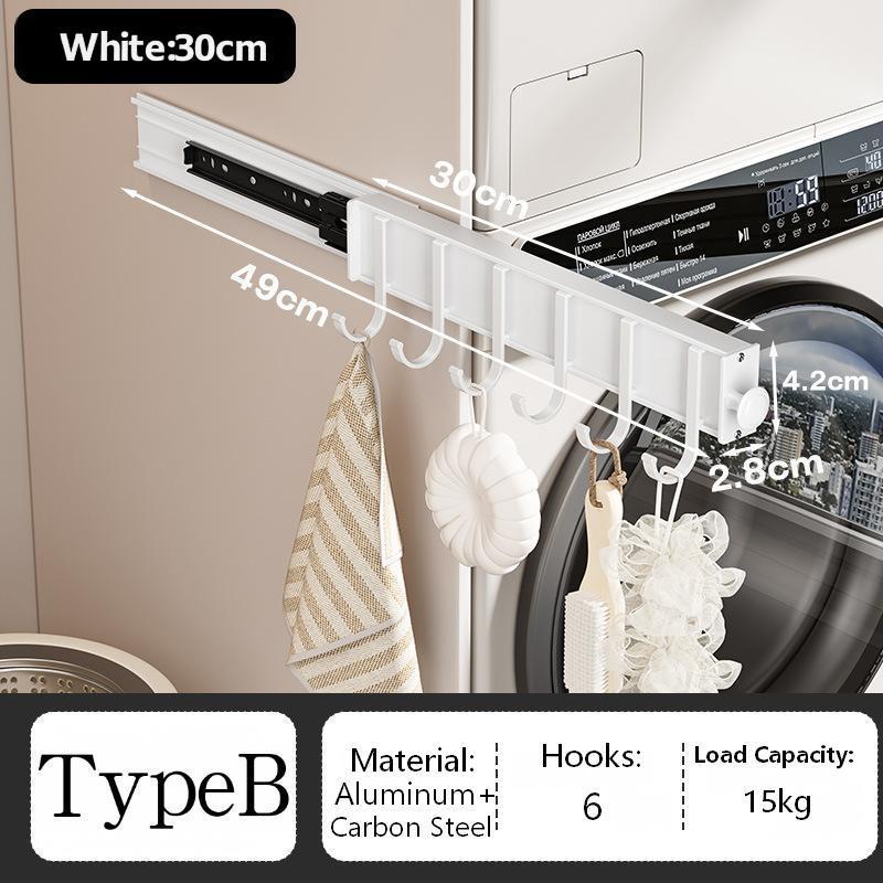 Bianco b 30 cm 6 ganci