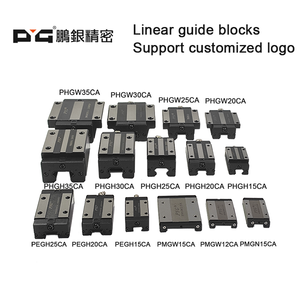 Brida/bloque lineal de tipo cuadrado guías lineales de carga pesada HG30 guías lineales Cnc guía lineal con bloque para la industria de automatización - Product Image 5