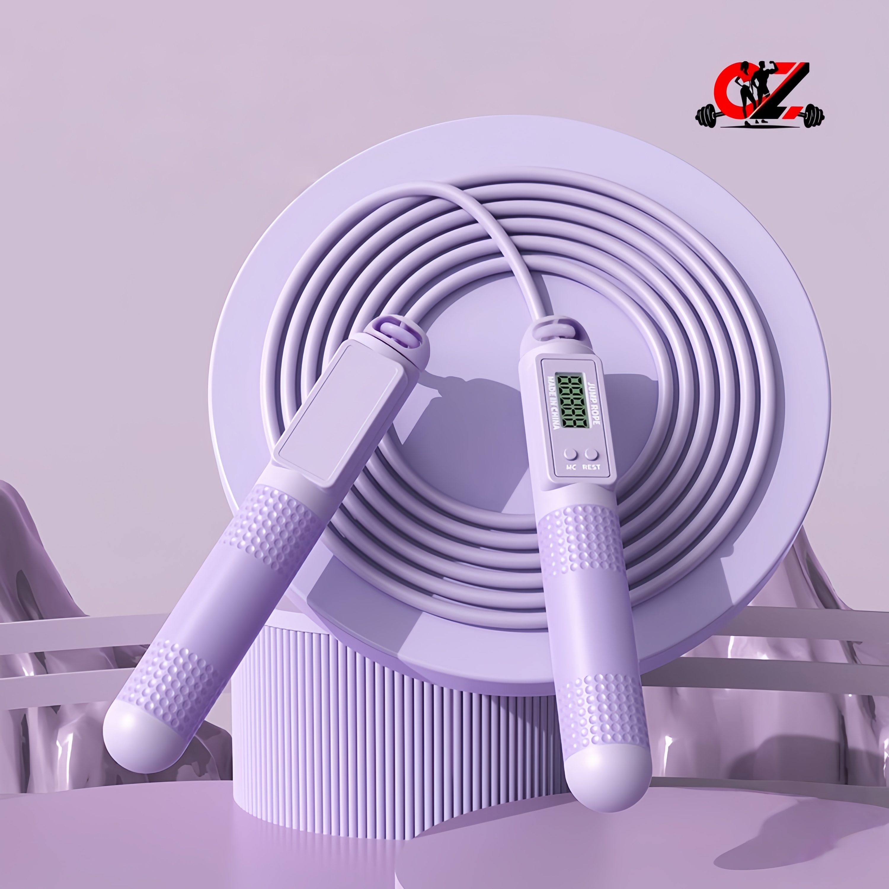 Purple 3m steel wire rope