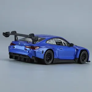 1/32 BM M4 Children pres döküm arabalar modeli modifiye alaşım simülasyon W geri arama ses ve hafif metal tahsil için çocuk spor araba oyuncak - Product Image 2