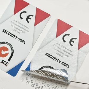 Certificado ecológico CE VOID Código holográfico QR Etiqueta DE SEGURIDAD Etiqueta adhesiva Código de barras único con material adhesivo PET - Product Image 4