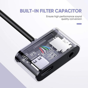 Hot Sell Now <strong>2</strong> in <strong>1</strong> USB-C to Type-C 3.5mm Headphone Charging AUX <strong>Audio</strong> Splitter Cable <strong>Adapter</strong> - Product Image 2