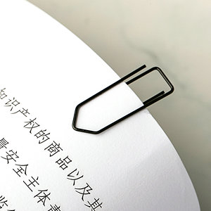 Trang Trí Màu Đen Bạc Dây Kim Loại Lưu Ý Giấy <span class=keywords><strong>Clip</strong></span> Trường Cung Cấp Nhà Hình Dạng Memo <span class=keywords><strong>Clip</strong></span> - Product Image 2