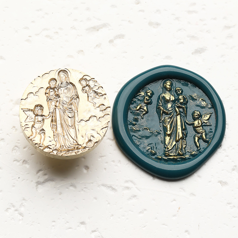 La Descente de la Vierge (relief circulaire, 25 mm)