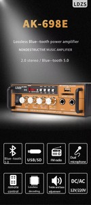 Nuevo Amplificador Digital BT 220 voltios receptor amplificador Home Audio Hifi estéreo sistema amplificador de potencia para máquina de juegos Arcade - Product Image 3