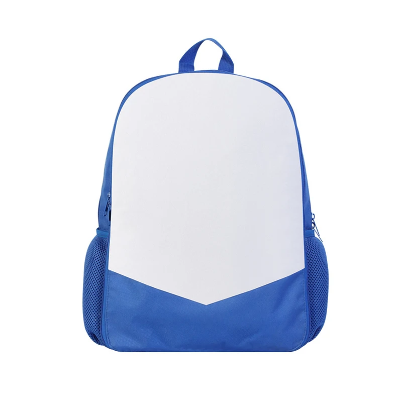 12inch Sublimation Blanks Kids Backpack with Flip and Small Pocket for Customization Heat Transfer Printing-Small