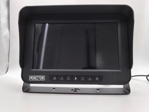 Monitor de coche IPS portátil a prueba de agua de 10 pulgadas, Mini Monitor de PC, entrada VGA /VI/V2 con Control remoto y soporte para camión de vehículo - Product Image 2