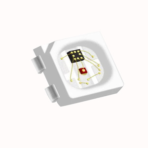 WS2B12B 2121 RGB yüzey montaj diyot dahili IC tek flaş beyaz yayan kırmızı mavi ve yeşil renkler - Product Image 4