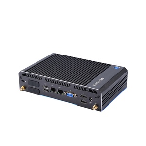 Fansız kompakt 2 Lan i3 zuk i5 Kiosk u 4K TPM X86 RS232/RS485 GPIO 9-36V barebone sistemi endüstriyel mini pc Kiosk için - Product Image 1