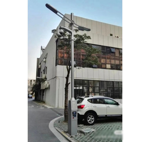 PENODA tamamen entegre ticari elektrikli araç şarjı istasyonu OEM ODM sokak işık 7KW çıkış gücü CCS CHAdeMO şarj standartları yeni