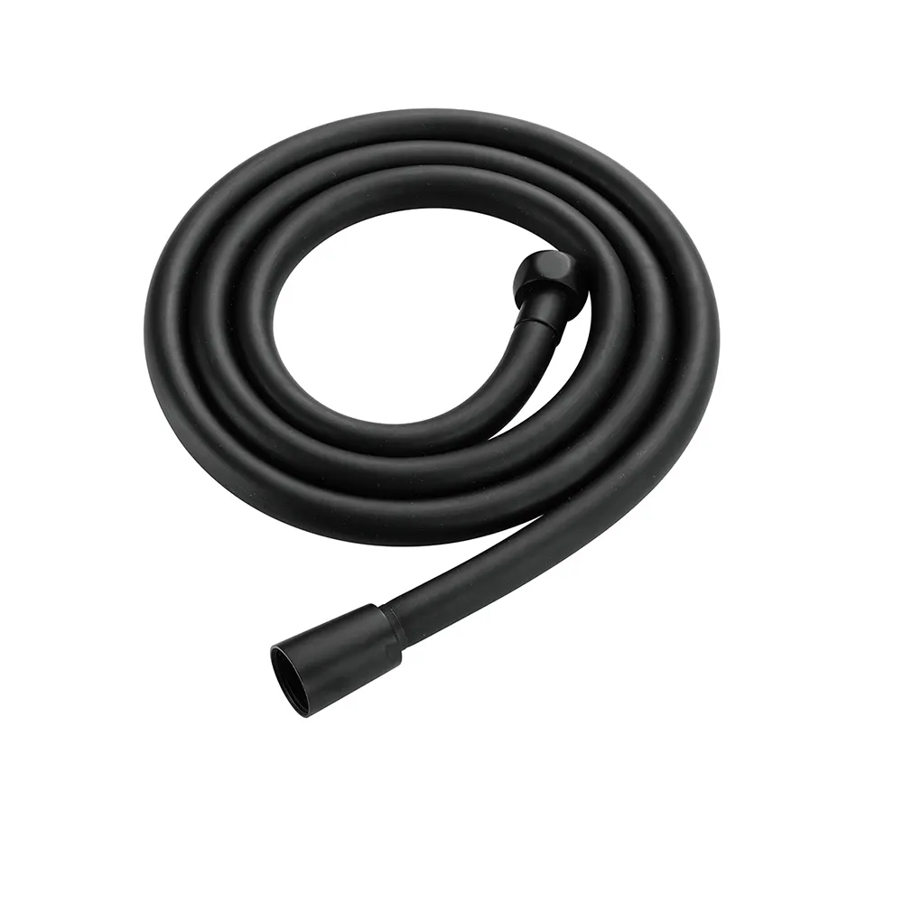 Manguera Flexible de PVC para ducha, manguera de plástico de alta calidad para bidé, color negro, 1,2 m