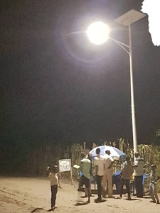 超亮Lampadaires Solaire大功率铝太阳能路灯发光二极管80W
