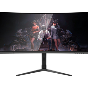 MX34-100 Curved 34-Inch IPS LED Desktop PC <strong>Monitor</strong> HDR Gaming <strong>Monitor</strong> 21:9 Wide Screen 100Hz Refresh Rate USB <strong>Input</strong> <strong>DP</strong> Interface - Product Image 1