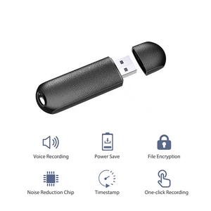 8 ГБ мини-диктофон с активацией голоса USB 2,0 флэш-накопитель 96 часов записи файлов шифрования один сенсорный диктофон - Product Image 3