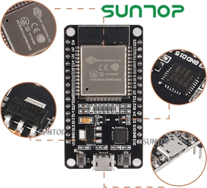 ESP32 ESP-WROOM-32 Development Board 2.4 GHz WiFi <strong>and</strong> <strong>Bluetooth</strong> Dual Cores Microcontroller ESP-WROOM-32 Chip