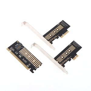 PCI-E 3.0 X1X4X8X16 PCI Express 3.0 TO NVMe M.2คีย์ SSD M และ M + B คีย์การ์ดอะแดปเตอร์ Riser M.2พร้อมขายึด - Product Image 1