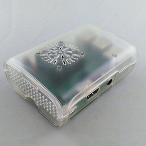 #44056電子モジュール用ファン2個付き透明ラズベリーパイ3ケース - Product Image 1