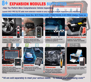 LAUNCH X431 PRO ELITE OBD2-Scanner Diesel auto Vollsystem-Diagnose tools 32 Manuelle Reset-Codierung Handbuch Power Battery Engine Analyzer - Product Image 5